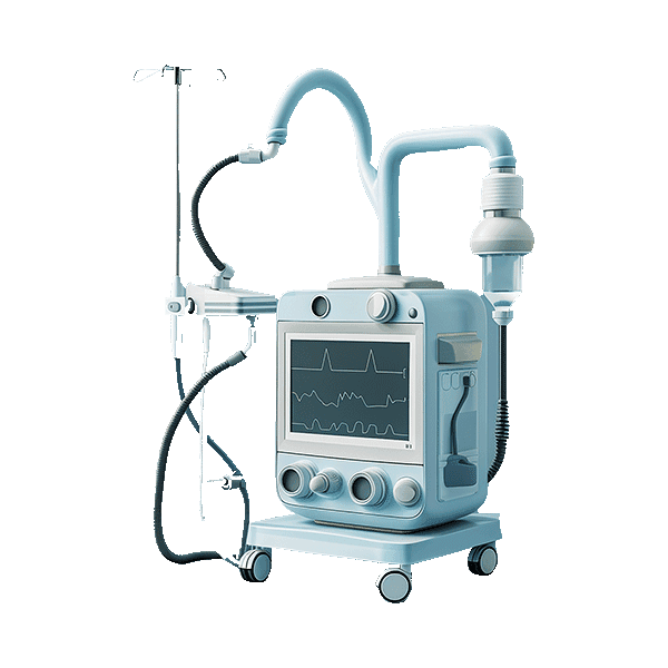 Modern healthcare equipment on display